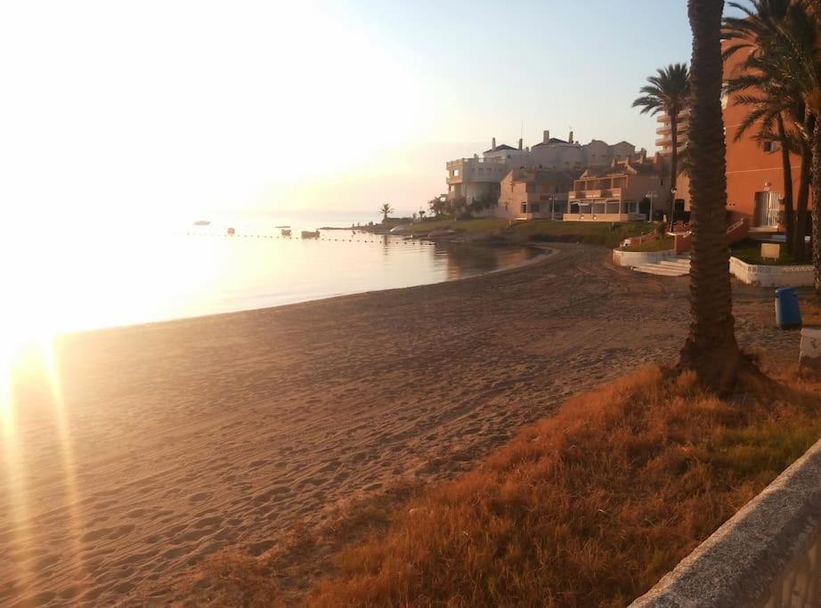 Apartamento En Primera Linea De Playa Murcia Exterior foto