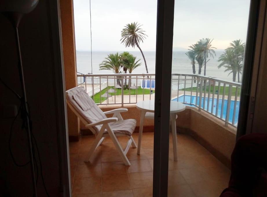 Apartamento En Primera Linea De Playa Murcia Exterior foto